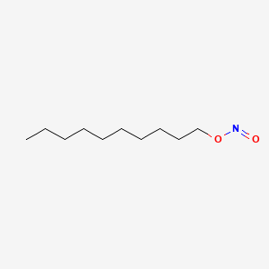 molecular formula C10H21NO2 B1202331 Decyl nitrite CAS No. 1653-57-2
