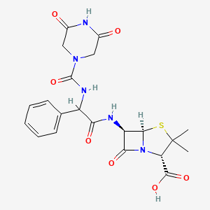 molecular formula C21H23N5O7S B1202345 Desethyl-PIPC CAS No. 59703-78-5