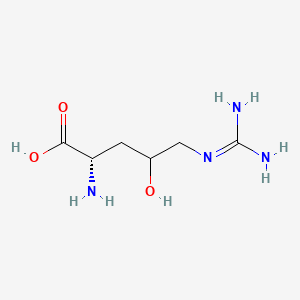 molecular formula C6H14N4O3 B1202348 gamma-Hydroxy-L-arginine CAS No. 2524-31-4