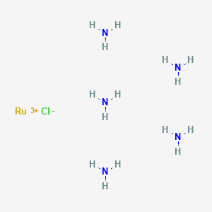 molecular formula ClH15N5Ru+2 B1202357 Pentaamminechlororuthenium CAS No. 21560-19-0