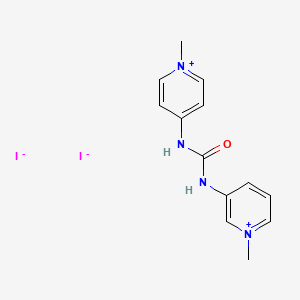 molecular formula C13H16I2N4O B1202363 HH54 CAS No. 61369-04-8