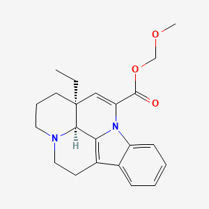 molecular formula C22H26N2O3 B1202364 Methoxymethyl Apovincaminate CAS No. 78101-34-5