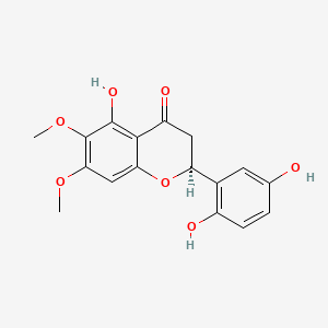 molecular formula C17H16O7 B1202366 Dioclein CAS No. 161748-44-3
