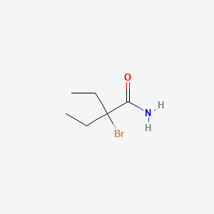molecular formula C6H12BrNO B1202371 2-Bromo-2-ethylbutyramide CAS No. 511-70-6