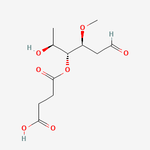 molecular formula C11H18O7 B1202384 4-O-Succinyl diginose CAS No. 86402-44-0