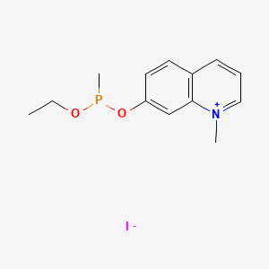 molecular formula C13H17INO2P B1202403 7-((Methylethoxyphosphinyl)oxy)-1-methylquinolinium CAS No. 95230-44-7