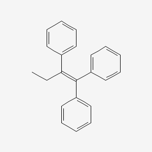 molecular formula C22H20 B1202405 1,1,2-Triphenylbut-1-ene CAS No. 63019-13-6