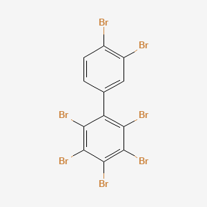 molecular formula C12H3Br7 B1202427 1,1'-Biphenyl, 2,3,3',4,4',5,6-heptabromo- CAS No. 79682-25-0