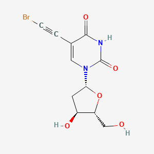 molecular formula C11H11BrN2O5 B1202429 5-Bromoethynyl-2'-deoxyuridine CAS No. 80384-36-7