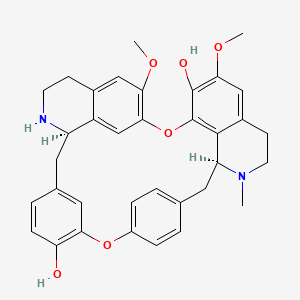 molecular formula C35H36N2O6 B1202461 Daphnoline CAS No. 479-36-7