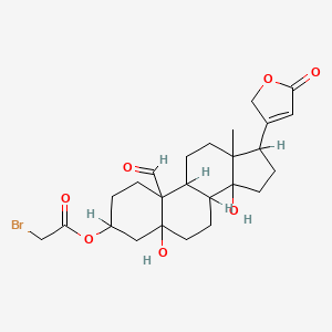 3-[(Bromoacetyl)oxy]-5,14-dihydroxy-19-oxocard-20(22)-enolide