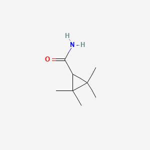 molecular formula C8H15NO B1202465 2,2,3,3-Tetramethylcyclopropanecarboxamide CAS No. 55265-53-7
