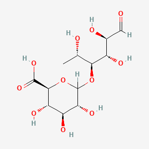 molecular formula C12H20O11 B1202466 Glucuronosyl(1-4)-rhamnose CAS No. 84366-53-0