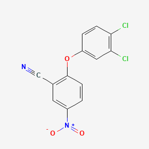 molecular formula C13H6Cl2N2O3 B1202472 2-(3,4-二氯苯氧基)-5-硝基苯甲腈 CAS No. 78940-62-2