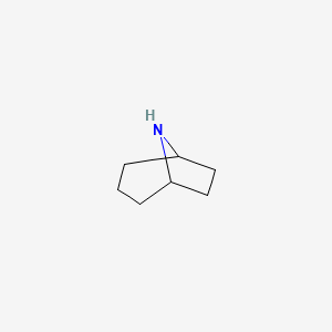 molecular formula C7H13N B1202483 8-Azabicyclo[3.2.1]octane CAS No. 280-05-7