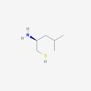 molecular formula C6H15NS B1202485 (S)-2-Amino-4-methyl-pentane-1-thiol CAS No. 88264-65-7