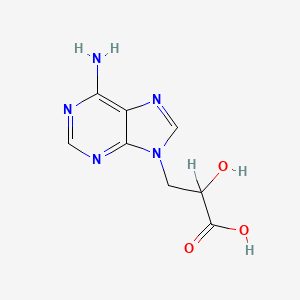 3-(6-amino-9H-purin-9-yl)-2-hydroxypropanoic acid