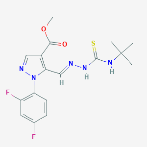 molecular formula C17H19F2N5O2S B120250 CID 2745687 