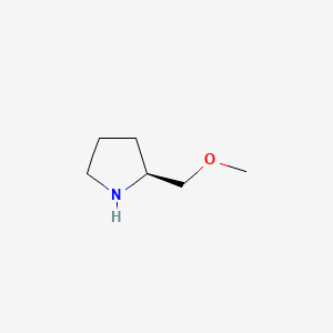 molecular formula C6H13NO B1202503 (S)-(+)-2-(Methoxymethyl)pyrrolidine CAS No. 63126-47-6