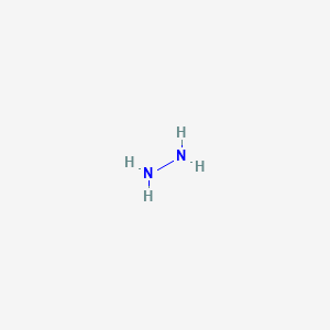 molecular formula H4N2<br>N2H4<br>N2H4<br>H2N-NH2 B1202522 Hydrazine CAS No. 302-01-2