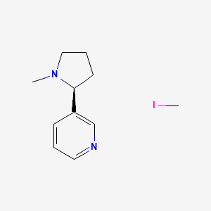 molecular formula C11H17IN2 B1202538 Nicotine monomethiodide CAS No. 22083-76-7