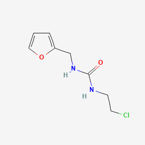 molecular formula C8H11ClN2O2 B1202544 1-(2-Chloroethyl)-3-(2-furylmethyl)urea CAS No. 91621-12-4