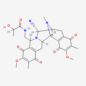 molecular formula C29H32N4O8 B1202547 25-Dihydrosaframycin A CAS No. 81382-09-4