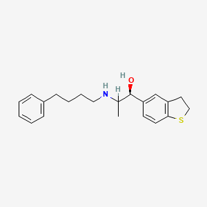 molecular formula C21H27NOS B1202564 Tibalosine 