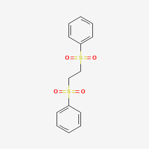 molecular formula C14H14O4S2 B1202566 1,2-双(苯磺酰基)乙烷 CAS No. 599-94-0