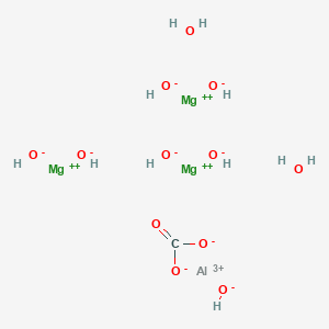 molecular formula CH3AlMgO5-3 B1202569 Almagate CAS No. 66827-12-1