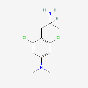 B1202573 4-(2-aminopropyl)-3,5-dichloro-N,N-dimethylaniline CAS No. 67759-58-4