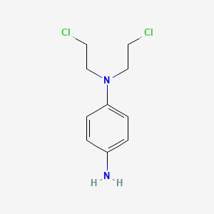 molecular formula C10H14Cl2N2 B1202574 Phenylenediamine mustard CAS No. 2067-58-5