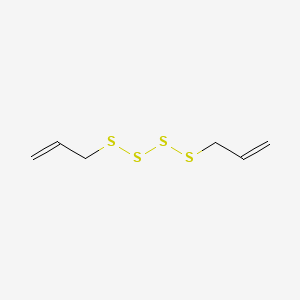 molecular formula C6H10S4 B1202575 Diallyl tetrasulfide CAS No. 2444-49-7
