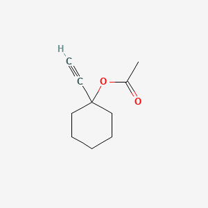 molecular formula C10H14O2 B1202576 1-Ethynylcyclohexyl acetate CAS No. 5240-32-4