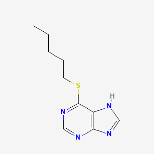 6-(Pentylthio)purine