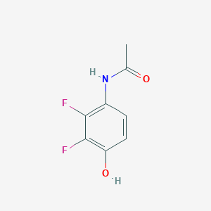 molecular formula C8H7F2NO2 B120258 N-(2,3-Difluoro-4-hydroxyphenyl)acetamide CAS No. 155020-53-4