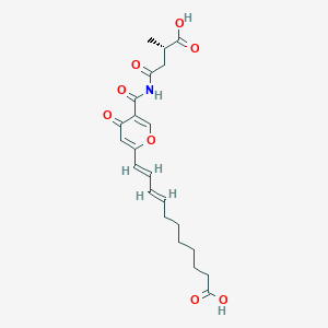 molecular formula C22H27NO8 B1202583 Microsphaerone A 