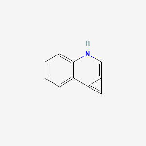 molecular formula C10H7N B1202598 3H-cyclopropa[c]quinoline CAS No. 21426-40-4