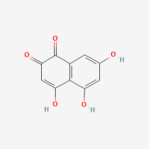 molecular formula C10H6O5 B1202607 Flaviolin CAS No. 479-05-0