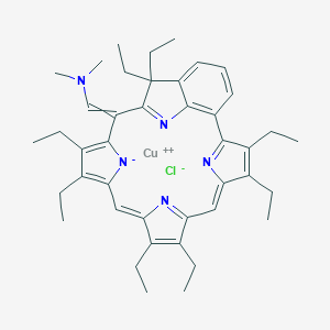 molecular formula C42H52ClCuN5 B120263 Copper benzochlorin CAS No. 145582-83-8