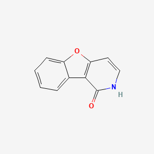 molecular formula C11H7NO2 B12026314 Benzofuro[3,2-c]pyridin-1(2h)-one CAS No. 26956-45-6