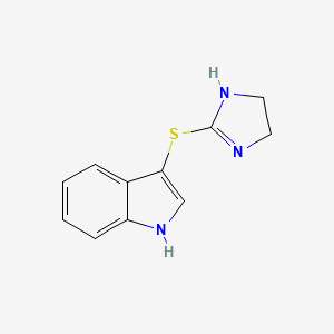 molecular formula C11H11N3S B1202643 Tinazoline CAS No. 62882-99-9