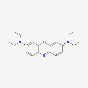 molecular formula C20H26N3O+ B1202645 Oxazine 1 CAS No. 47367-75-9
