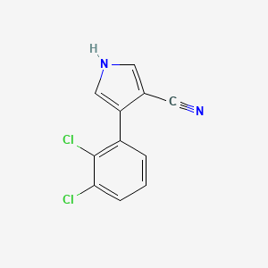 molecular formula C11H6Cl2N2 B1202646 Fenpiclonil CAS No. 74738-17-3