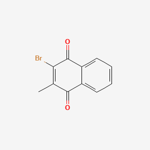 molecular formula C11H7BrO2 B1202679 2-methyl-3-bromo-1,4-naphthoquinone CAS No. 3129-39-3