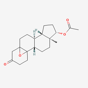 3-Oxo-5,10-epoxyestran-17-yl acetate