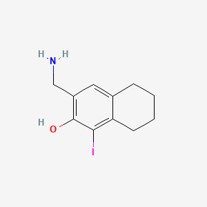 1-Iodo-3-aminomethyl-5,6,7,8-tetrahydro-2-naphthol