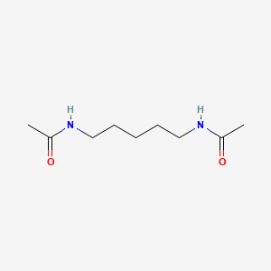 molecular formula C9H18N2O2 B1202690 N-(5-acetamidopentyl)acetamide CAS No. 3073-58-3