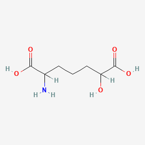 molecular formula C7H13NO5 B1202699 Hydroxyaminopimelic acid CAS No. 77572-83-9