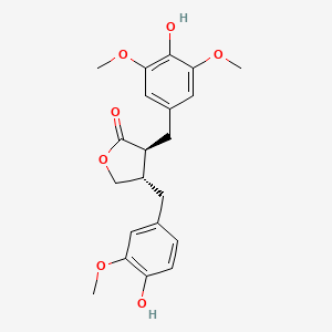 molecular formula C21H24O7 B1202701 Thujaplicatin methyl ether CAS No. 6512-67-0